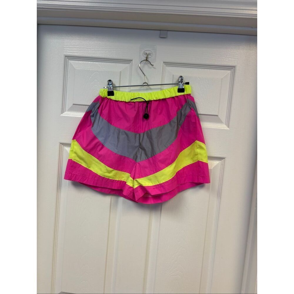 Colorblock Neon Rave Shorts - Picture 1 of 5